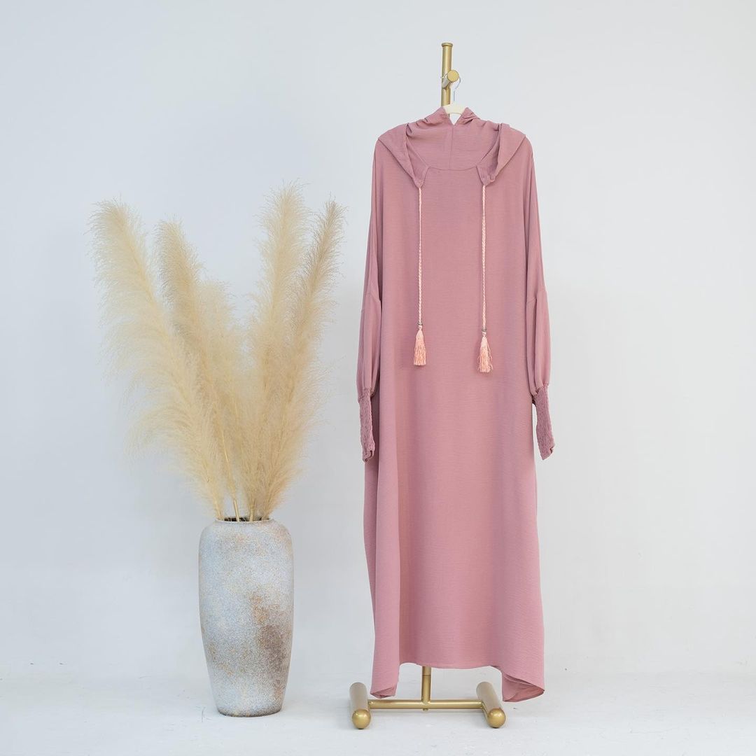 IMPORTED SOFT CEY HOODIE ABAYA