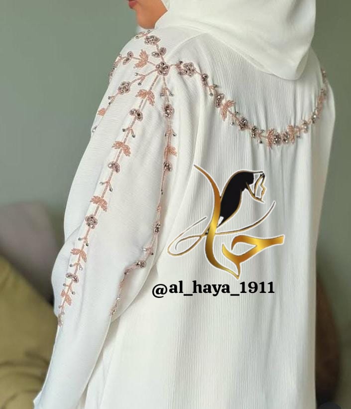 Dubai Imported Handworked Abaya With Hijab