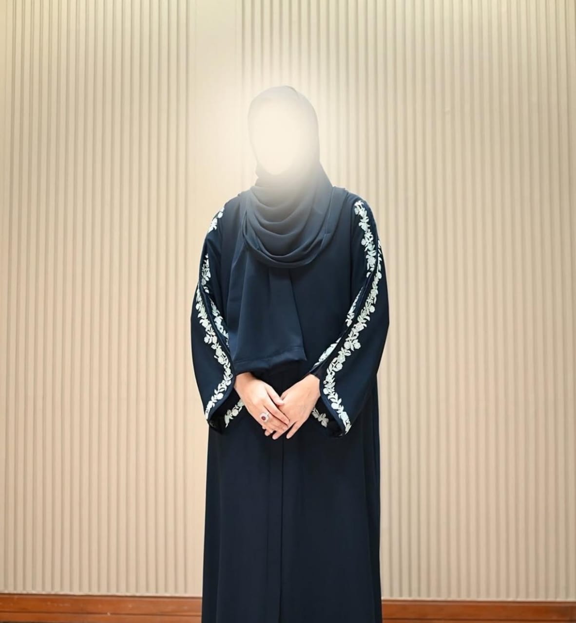 Imported Embroidered Abaya With