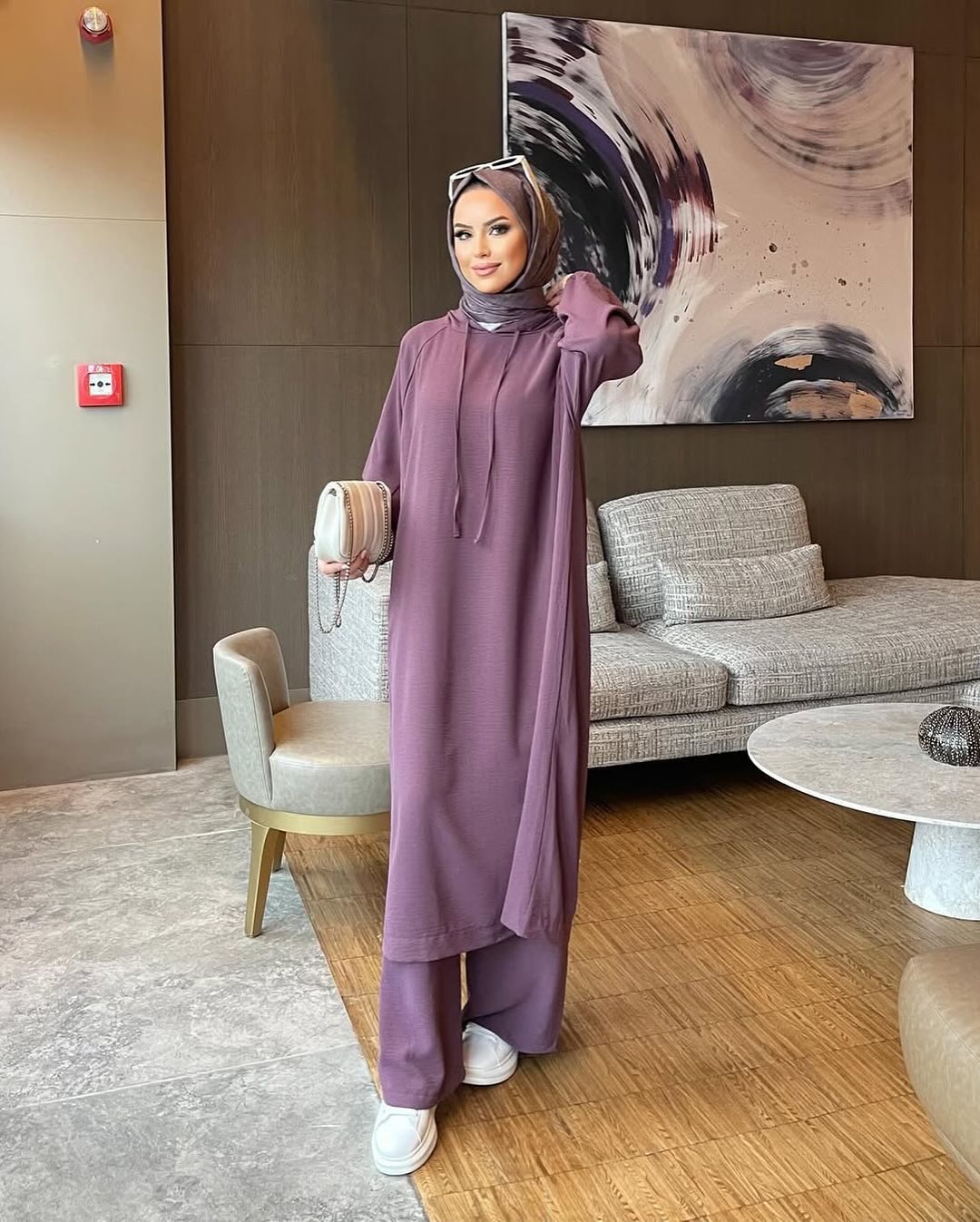Imported Soft Cey Hoodie Modest Wear