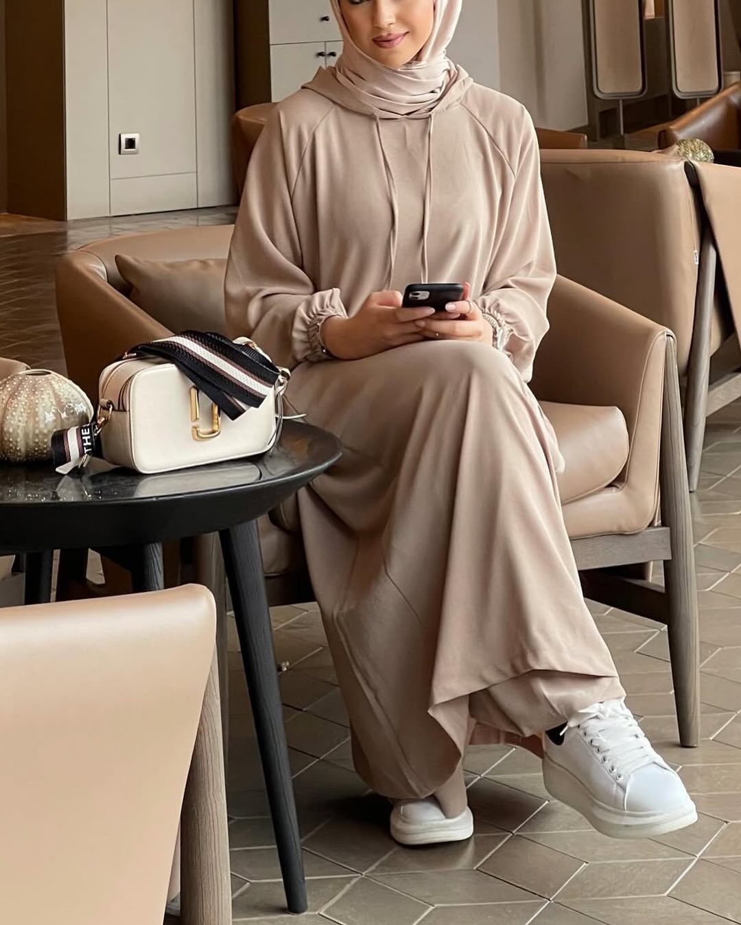 Imported Soft Cey Hoodie Modest Wear
