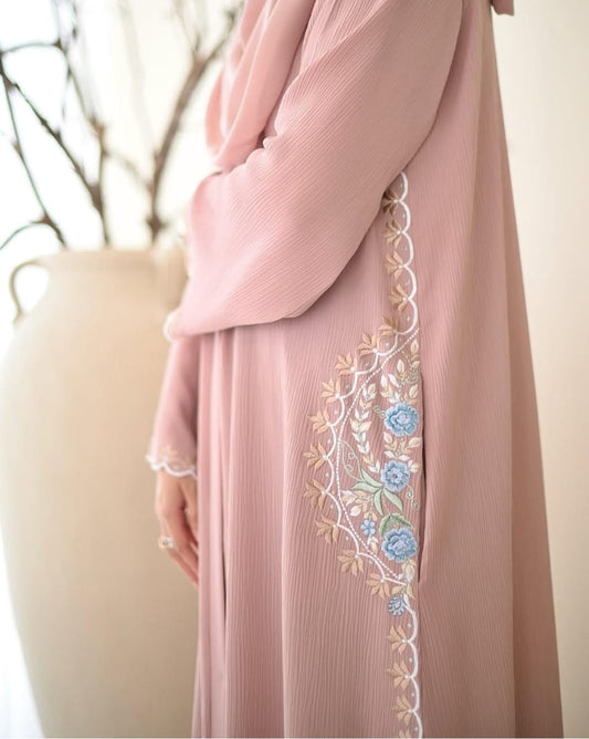 Imported Embroidered Luxury Abaya