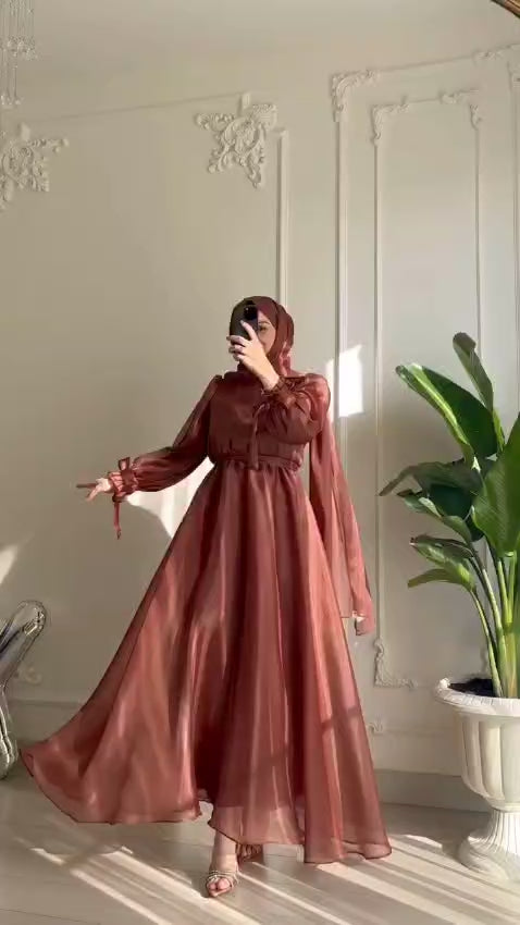 Yumna Organza Modest Gown