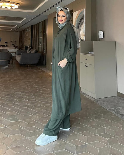 Imported soft Cey hoodie modest wear