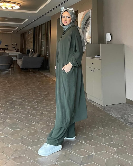 Imported soft Cey hoodie modest wear