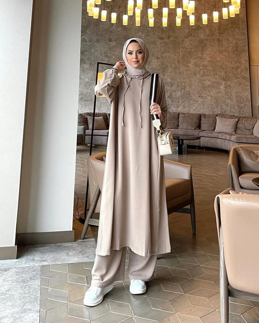 Imported Soft Cey Hoodie Modest Wear